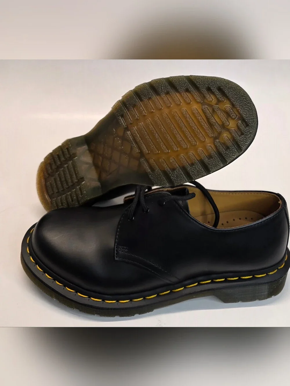 New  Dr. Martens  Smooth Leather Oxford Shoes - Black - Women's Size 9